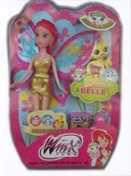 Кукла Уинкс с червена коса и с домашен любимец Winx